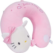 Hepta Collection Yumuşak ve Konforlu Boyun YASTIĞI%100 Visko, Tucklebery Kids Figürlü Seyahat Yastığı (Pembe)