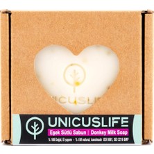 Hepta Collection Unicuslife% 100 Saf Doğal Eşek Sütlü Sabun, Katkısız, Soğuk Işlem, El Yapımı (Içeriğinebak) 100 gr