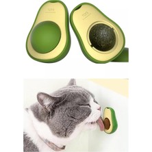 Hepta Collection Evefix Avakado Kedi Naneli Catnip 360 Derece Dönebilen Yalama Oyun Topu
