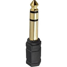 Hepta Collection Aux Amfi Giriş Çevirici Stereo Amfi Giriş Çevirici 3.5 mm Dişi 6.35 mm Erkek Çevirici Kulaklık Jack