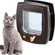 Hepta Collection Swıng 7 Kedi-Köpek KAPI,KHV,13,5X13,7 Mnyt, , Kahverengi