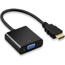 Hepta Collection 8744 Dijital HDMI To VGA Görüntü Çevirici Aparat Siyah HDMI Çıkışlı Bilgisayarların Görüntüsünü VGA