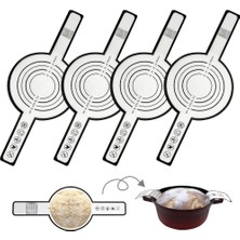 Hepta Collection 2 Adet Gri Dutch Silikon Kollu Yapışmaz Isıya Dayanıklı Pişirme Matı – Kek Ekmek Pizza Börek ve Muff