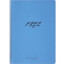 Hepta Collection Keskin Color A4 Çizgili 80 Yp. Pp Kapak Spiralli Free Platinum Okul Defteri