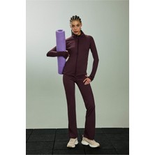 DeFacto Airtech Flare Fit Toparlayıcı Yüksek Bel İspanyol Paça Soft Touch Sporcu Pantolon B3988AX26SP