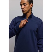 DeFacto Ultra Yumuşak Standart Fit Sporcu Sweatshirt, F7591AX26SP