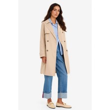 DeFacto Regular Fit Kemerli Cepli Trençkot E8578AX25AU