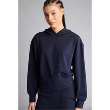 DeFacto Sıcak Tutan Kapüşonlu Sporcu Sweatshirt G5664AX25WN