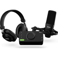 Hepta Collection Evo Start Recording Bundle (Evo 4 Ses Kartı, Sr1 Geniş Diyaframlı Kondenser Mikrofon, SR2000 Kapalı