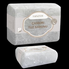 Hepta Collection Hanzade Bitkisel Çankırı Tuz Sabunu 300-350 gr Zengin Mineralli Doğal Saf Çankırı Kaya Tuzu Sabunu