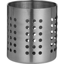 Hepta Collection Sepeti 'ordning' Besteckstaender Paslanmaz Çelik – Kuechenutensilienhalter – 12 cm Çap-13,5 cm Yükse