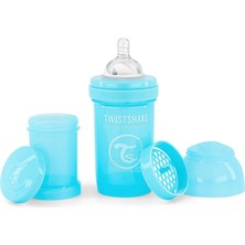 Hepta Collection Twistshake Kolik Önleyici Bebek Biberonu, Yumuşak Silikon Emzikli, Koliklere Karşı Taban Valfi, Küçü