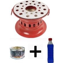 Özbience Jel Yakıtlı Isıtıcı Osmanlı Ocağı Kamp Ocağı 0.5 Lt Renkli Hediyeli