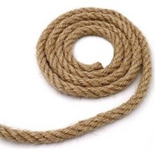 8 mm 40 M Jüt Halat Kendir Urgan Dekoratif ve Dayanıklı Halat