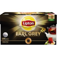 Hepta Collection Earl Grey Demlik Süzen Poşet Bergamot Aramolı Siyah Çay 100'LÜ Paket