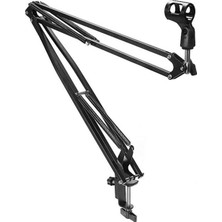 Hepta Collection NB40 Stüdyo Masa Mikrofon Standı (50X50 Büyük Boy) Siyah