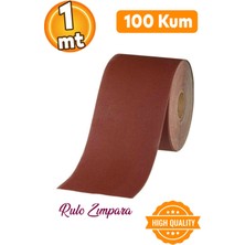 100 cm Zımpara Bant Rulo, Ahşap ve Metal Için, Temiz ve Pürüzsüz Sonuç