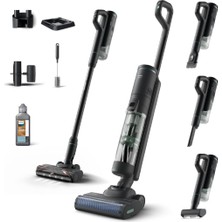 Hepta Collection 7000 Aquatrio Kablosuz Süpürge: 3'ü 1 Arada, Kendi Kendini Temizleme, 25 Dk Çalışma, Uzun Aralık Apa