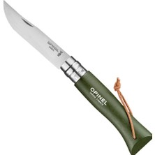 Opinel Inox No 8 Haki Paslanmaz Çelik Çakı OP-001703