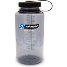 Nalgene 32oz WM Gray Sustain wBlkCap Suluk 682021-0333