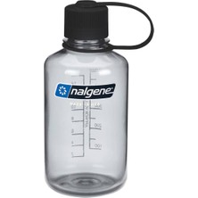 Nalgene 16oz NM Gray  Black Cap Tritan Suluk NAL2078.16