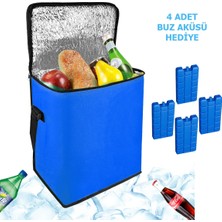 Özbience Yalıtımlı Kamp Piknik Çantası 25 Lt, Termal Soğuk Sıcak Tutucu Seti