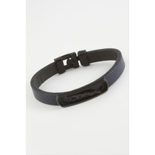 Nacario Kurt Kaliteli Suni Deri Bileklik