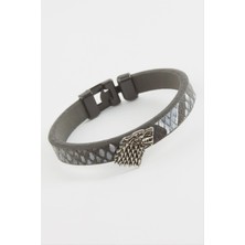 Nacario Kurt Kaliteli Suni Deri Bileklik