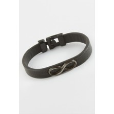 Nacario Sonsuzluk Kaliteli Suni Deri Bileklik