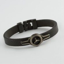 Nacario Kaliteli Suni Deri Bileklik