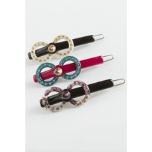 Nacario Halka Taşlı Klipsli Toka