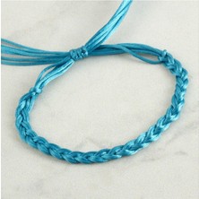 Nacario Renkli Örgülü Vinlex Ip Halhal