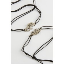 Nacario Best Friends Arkadaş Deri Bileklik