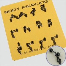 Nacario Anahtar Çelik Piercing 1 Adet