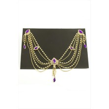 Nacario Oval Şerit Taşlı Alınlık