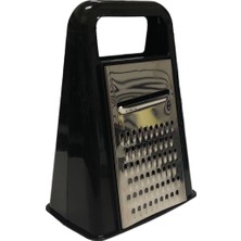 Delixa Çift Taraflı Paslanmaz Çelik Rende (Dilimleyici) (Siyah)