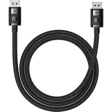 Delixa High Definition Serisi Dp 8k To Dp 8k Adaptör Kablo, 1.5m, Siyah