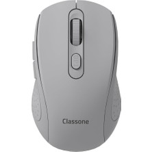 Delixa WM504 2.4 Ghz Şarj Edilebilir Kablosuz Mouse -Gri