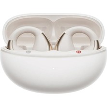 Delixa C30 (QT33) Crossky Kablosuz Küpe Kulaklık 4 Mikrofon Enc Ipx5 Bluetooth 5.4 Beyaz