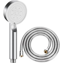 Delixa Duş Başlığı Seti - 200 cm Spiral Banyo Duş Hortumu + 5 Fonksiyonlu Yüksek Basınçlı Su Tsarruflu El D