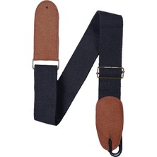 Delixa HG21 Gitar Omuz Askısı Siyah Renk 5 mm Genişlik 87-146 cm