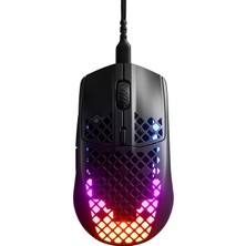 Delixa Aerox 3 - Ultra Hafif Mouse - 8,500 Cpı Truemove Core Optik Sensör - Suya Dayanıklı - Siyah