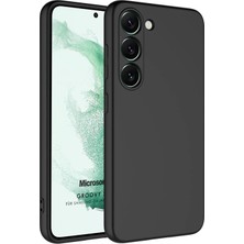 Delixa S23 Için Kılıf Groovy Soft Siyah [ S23 ile Uyumlu Kılıf - Siyah]