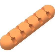 Delixa Yapışkanlı Kablo Düzenleyici Organizer Turuncu