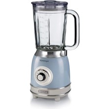 Delixa Cam Blender Mavi 0583/05-1,5 Litre Kapasiteli Cam Sürahi, 4 Hız Kademesi, Pulse Özelliği ve Buz Kırm