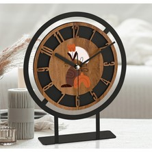 Delixa Dekoratif Desenli Masa Saati