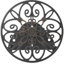 Delixa Liberty Products 670 Duvara Monte Dekoratif Hortum Uşağı, 125 Fit Tutar, Siyah