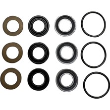 Delixa Simpson Cleaning 7105742 Basınçlı Yıkama Pompaları Için Yedek Düşük ve Yüksek Basınçlı Conta, Siyah