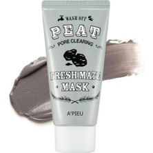 Delixa A'pıeu Gözenek Temizleyici Kil ve Kömür Maskesi 50 Mililitre Fresh Mate Peat Mask Pore Clearing