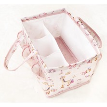 Delixa Pazar Kapısı Başucu Düzenleyici Bakım Çantası Organizer (Pembe)